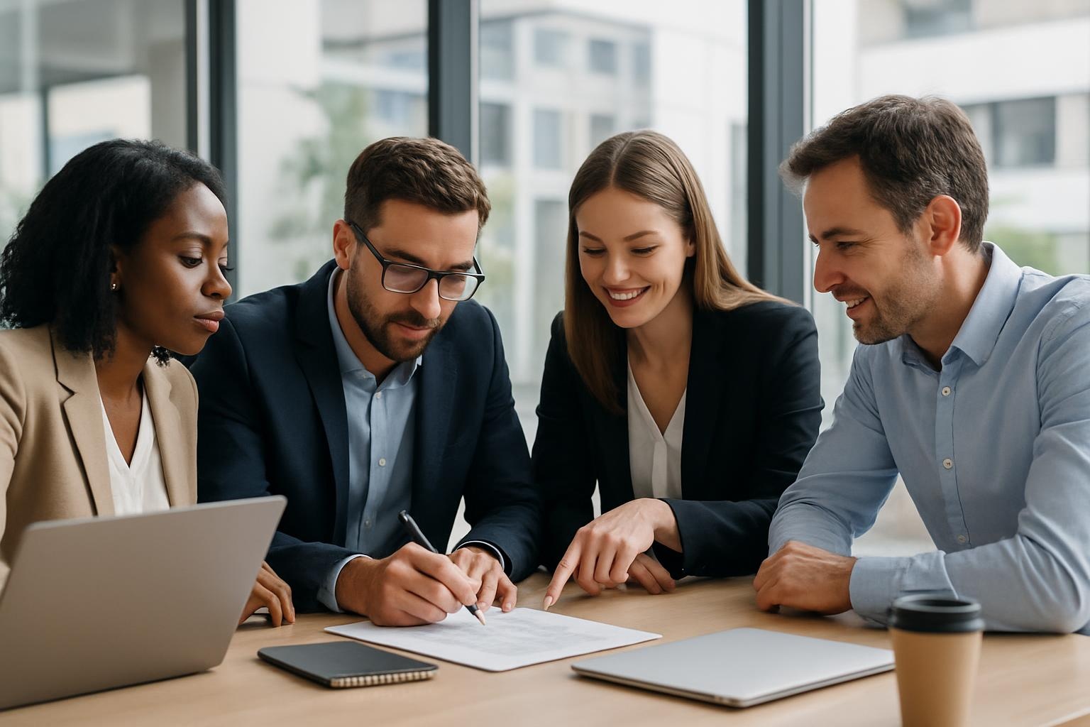 Büro und Arbeitsumgebung von panda plus management